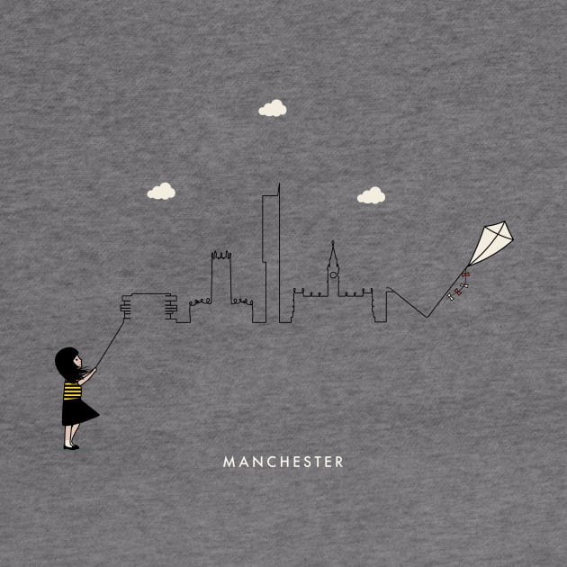 Manchester Skyline by Kein Design